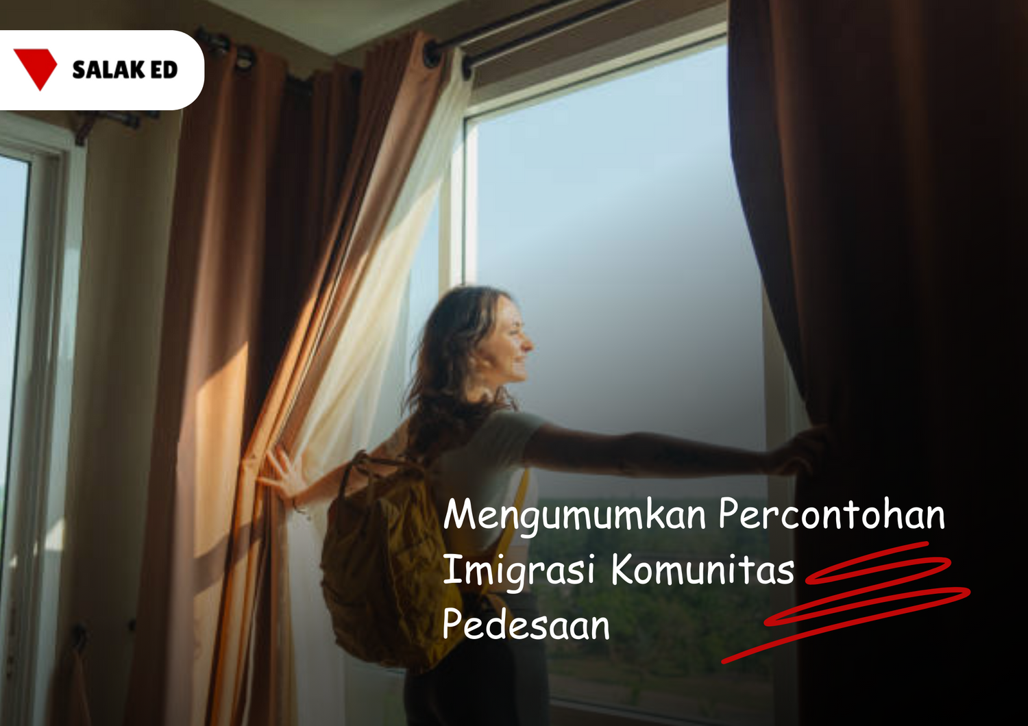 Mengumumkan Percontohan Imigrasi Komunitas Pedesaan