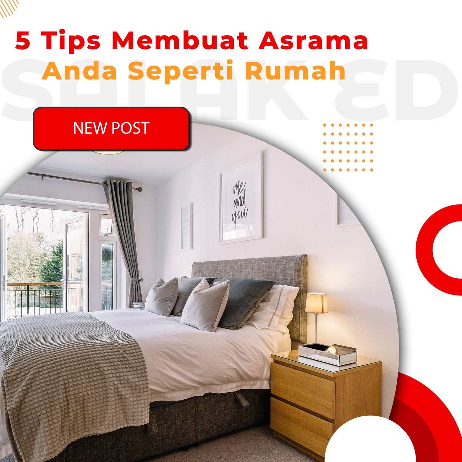 5 Tips Membuat Asrama Seperti Rumah