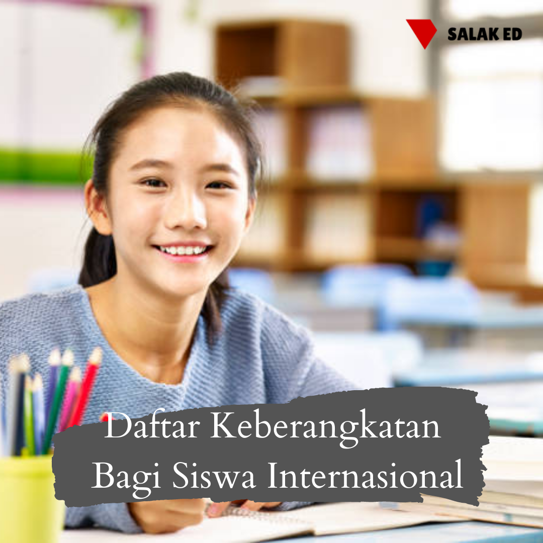 Daftar Pre-Arrival Bagi Siswa Internasional