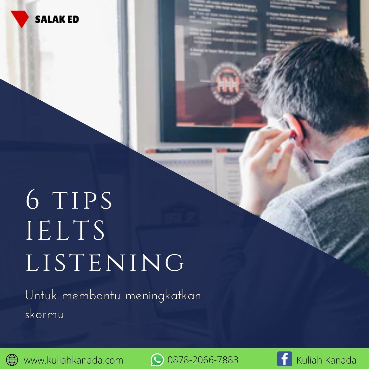 6 Tips Belajar untuk Tingkatkan Skor IELTS Listening