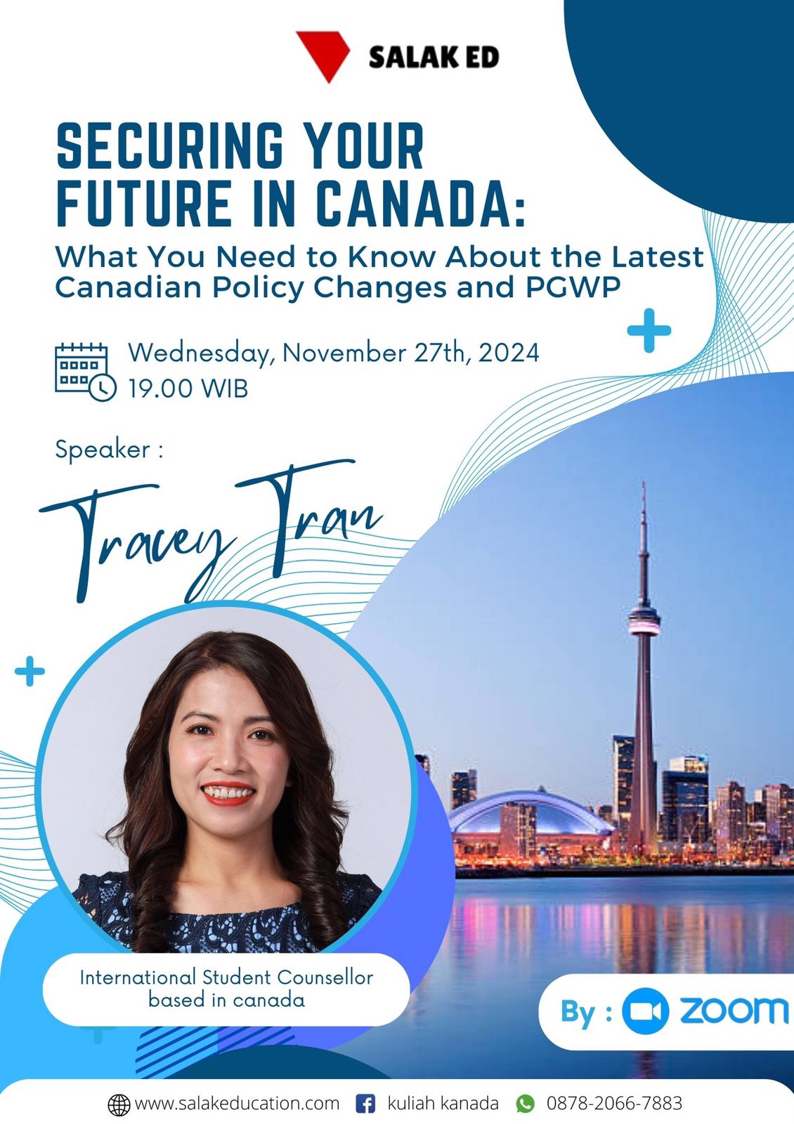 📢 SALAK ED Webinar: Securing Your Future in Canada! 🇨🇦