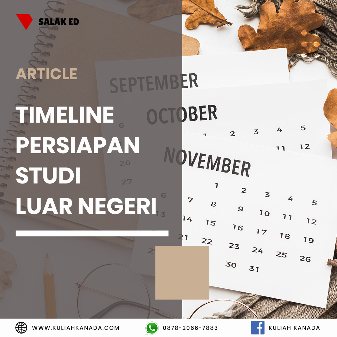 Timeline Persiapan Studi Luar Negeri