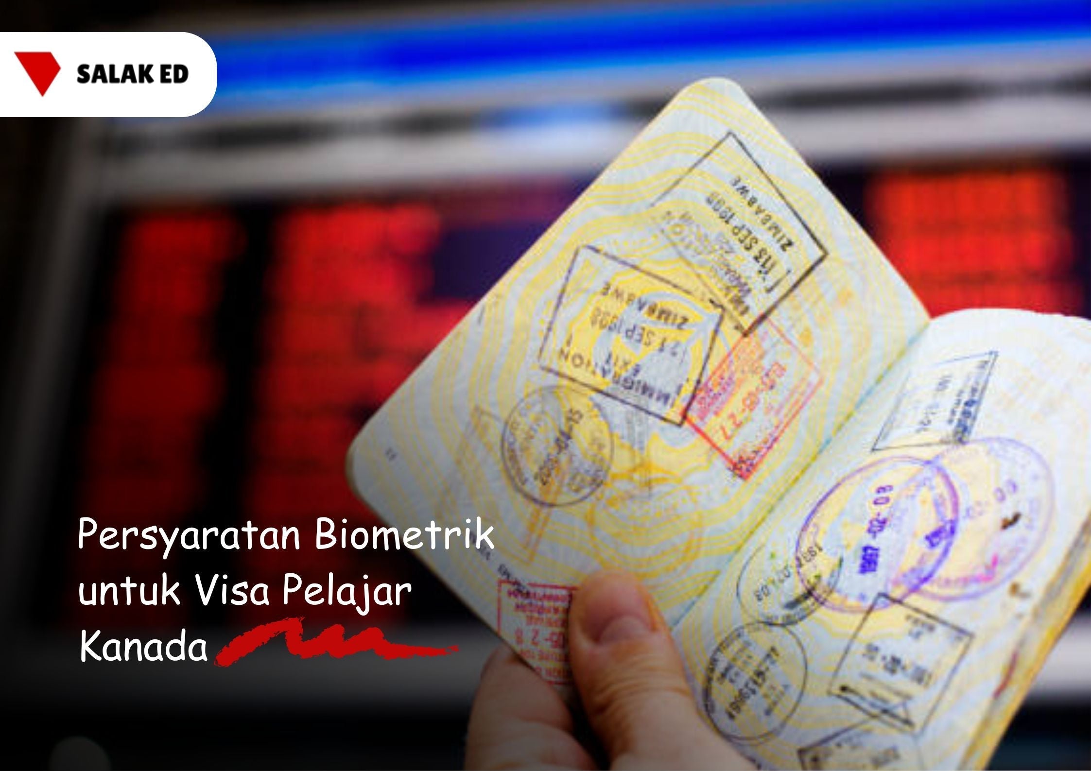 Persyaratan Biometrik untuk Visa Pelajar Kanada