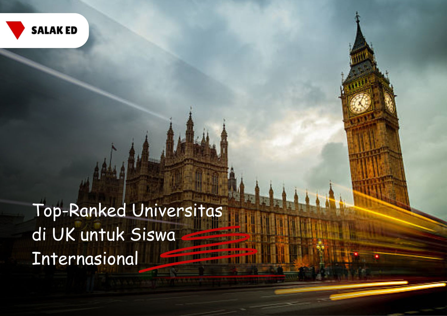 Top-Ranked Universitas di UK untuk Siswa Internasional
